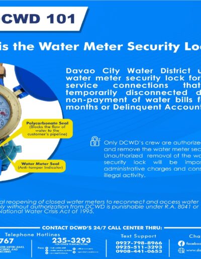 DCWD 101: What is the Water Meter Security Lock for?