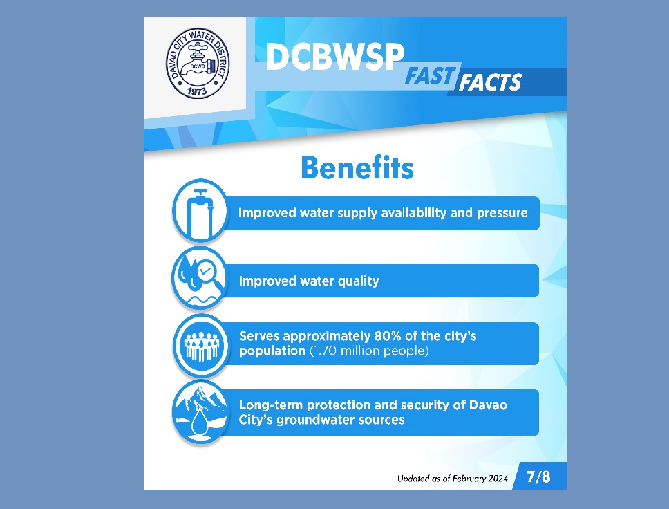 Davao City Bulk Water Supply Project Fast Facts (7/8)